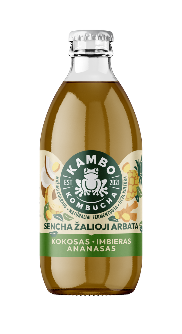 KOKOSAS • IMBIERAS • ANANASAS