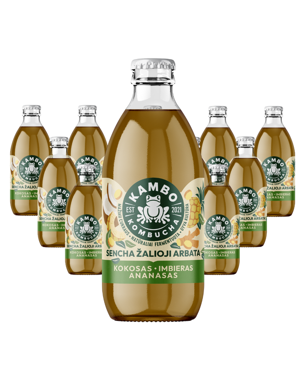 KOKOSAS • IMBIERAS • ANANASAS