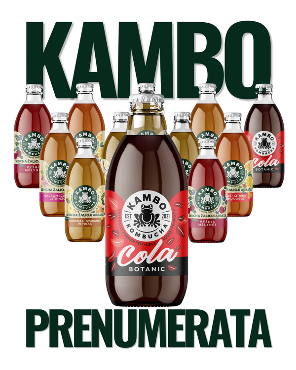 Mėnesinė Kombuchos Prenumerata